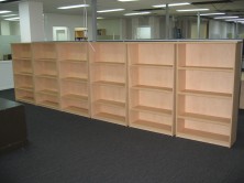 Custom Made Bookcases. Made To Special Sizing